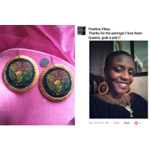 I Am Woman Earrings